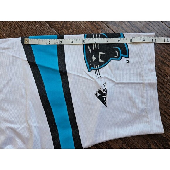 1995 Carolina Panthers #12 Kerry Collins Inaugural Season Game Jersey APEX SZ L - Picture 10 of 16